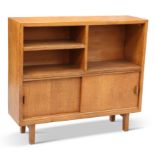 WILF HUTCHINSON, A SQUIRRELMAN SMALL OAK SIDEBOARD, 1960S