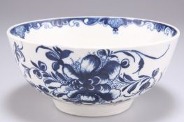 A WORCESTER SLOP BOWL, CIRCA 1766-70