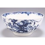 A WORCESTER SLOP BOWL, CIRCA 1766-70