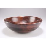 A SMALL SYCAMORE DAIRY BOWL, 19TH CENTURY