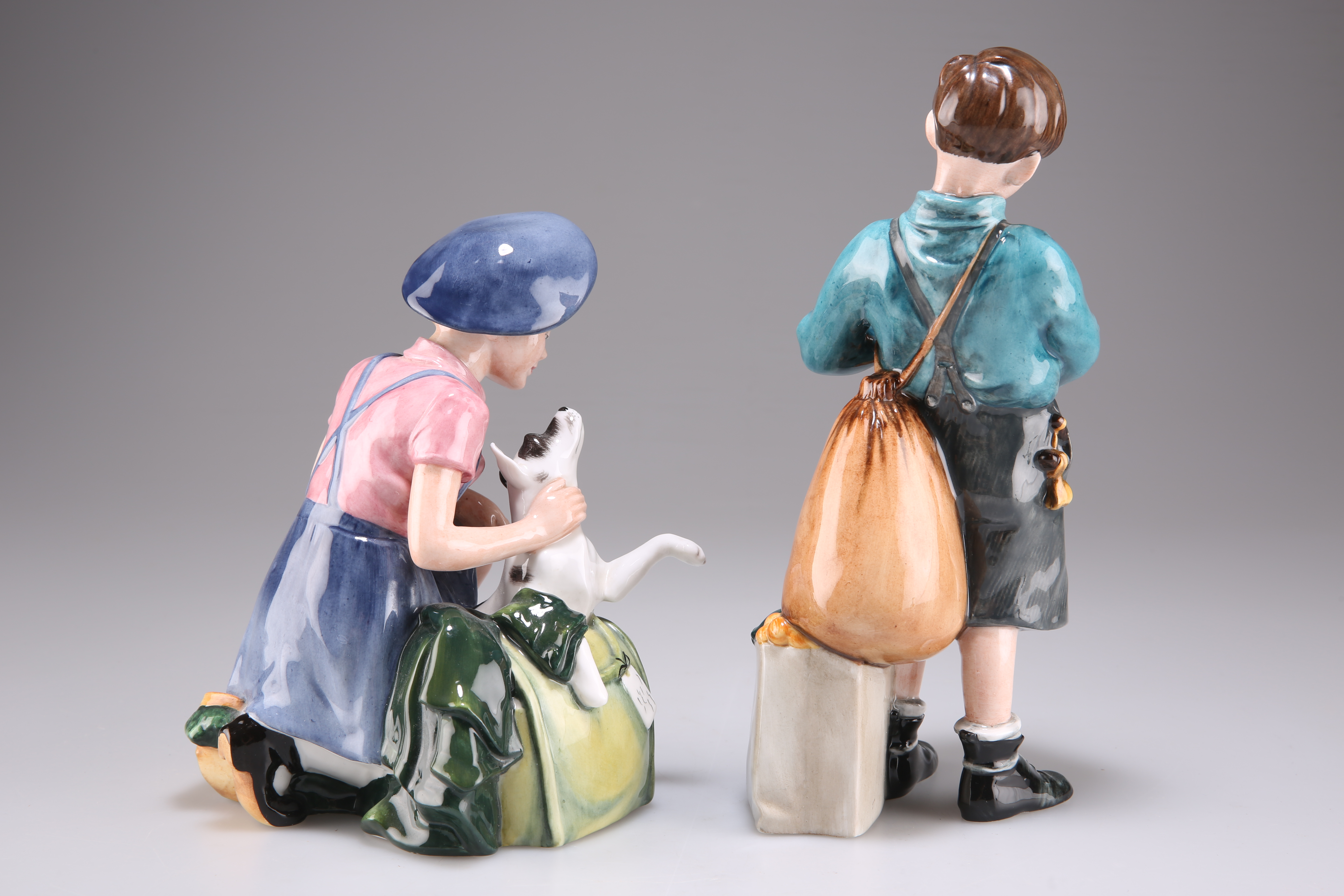 A PAIR OF ROYAL DOULTON LIMITED EDITION FIGURES; 'WELCOME HOME', HN3299' AND 'THE HOMECOMING' - Image 2 of 2