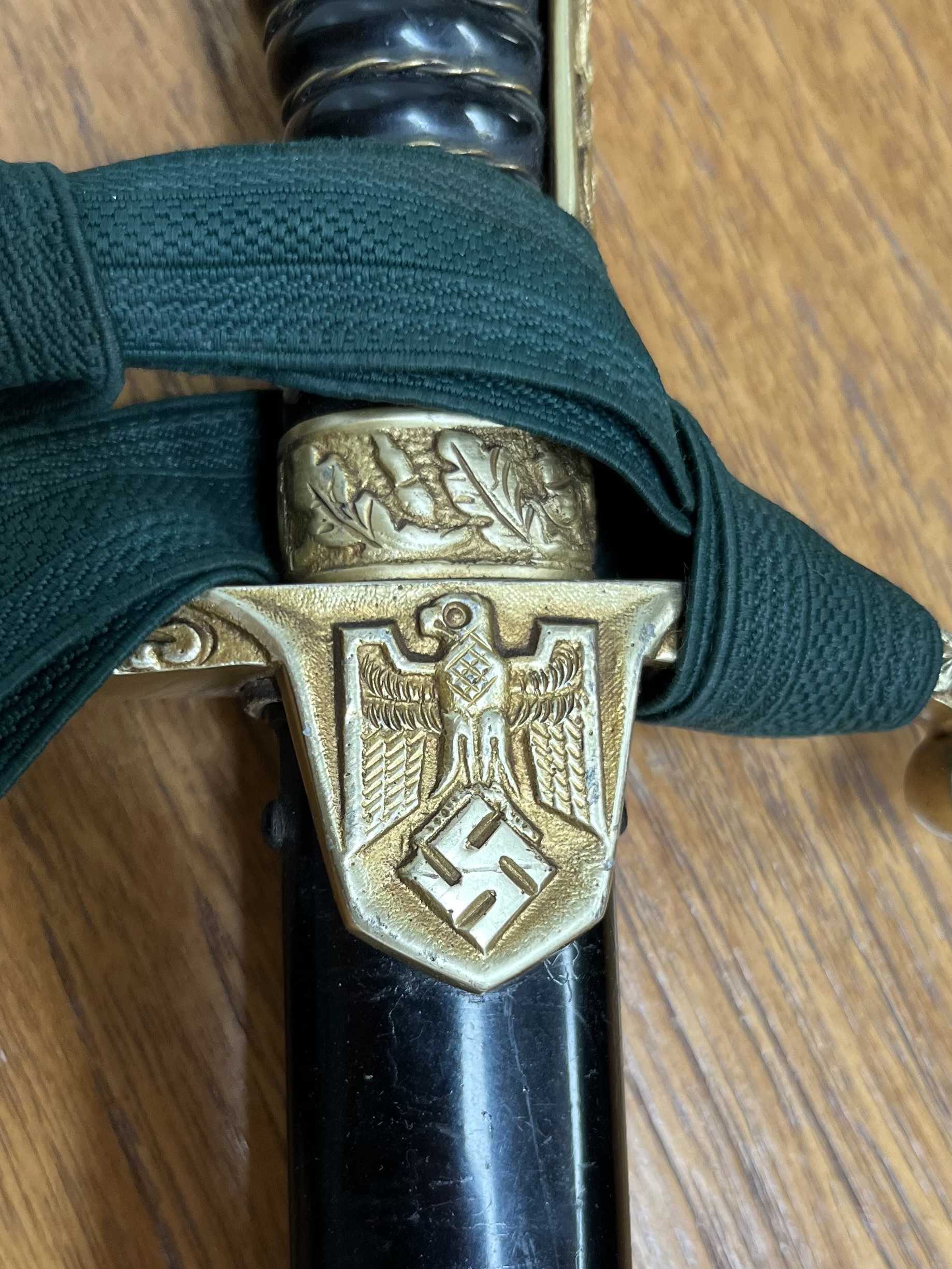 A GERMAN INFANTRY OFFICER'S PATTERN LION HEAD SWORD - Image 4 of 8