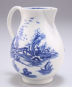 A WORCESTER SPARROW-BEAK CREAM JUG, CIRCA 1780