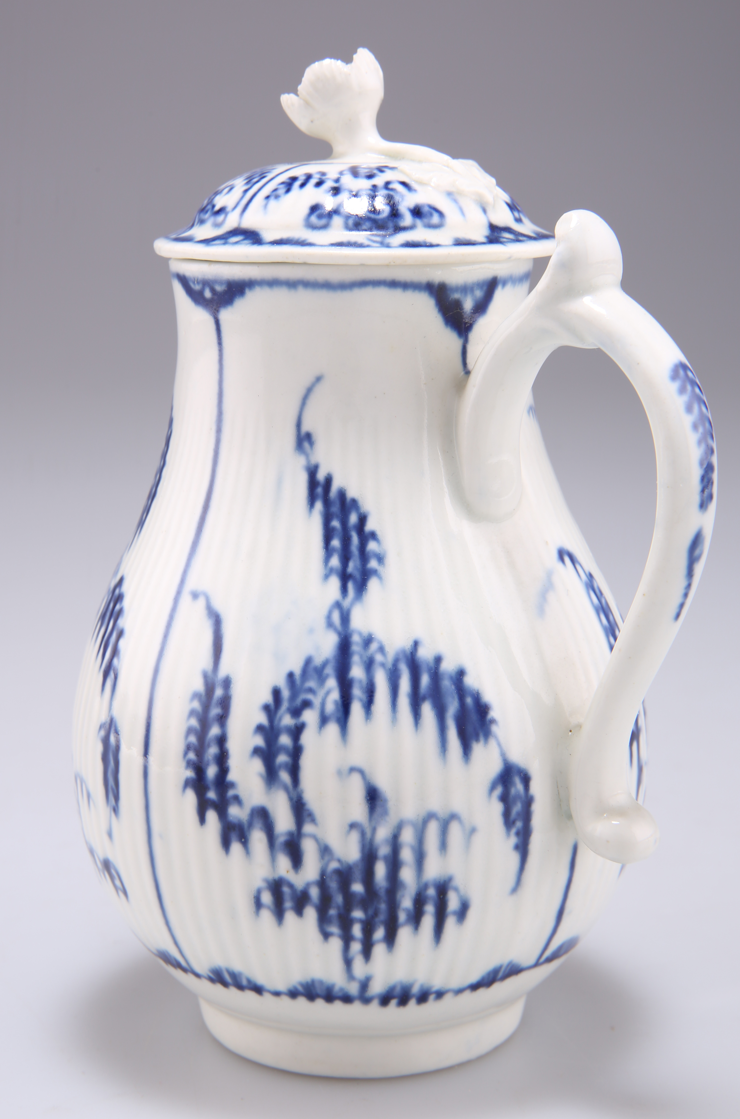 A WORCESTER SPARROW-BEAK MILK JUG AND COVER, CIRCA 1770