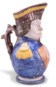 A FRENCH FAÏENCE PUZZLE JUG, 19TH CENTURY