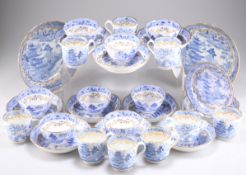 A GROUP OF MILES MASON 'WILLOW' PATTERN TEA WARES