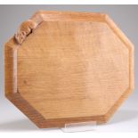 ROBERT THOMPSON OF KILBURN, A MOUSEMAN OAK BREADBOARD