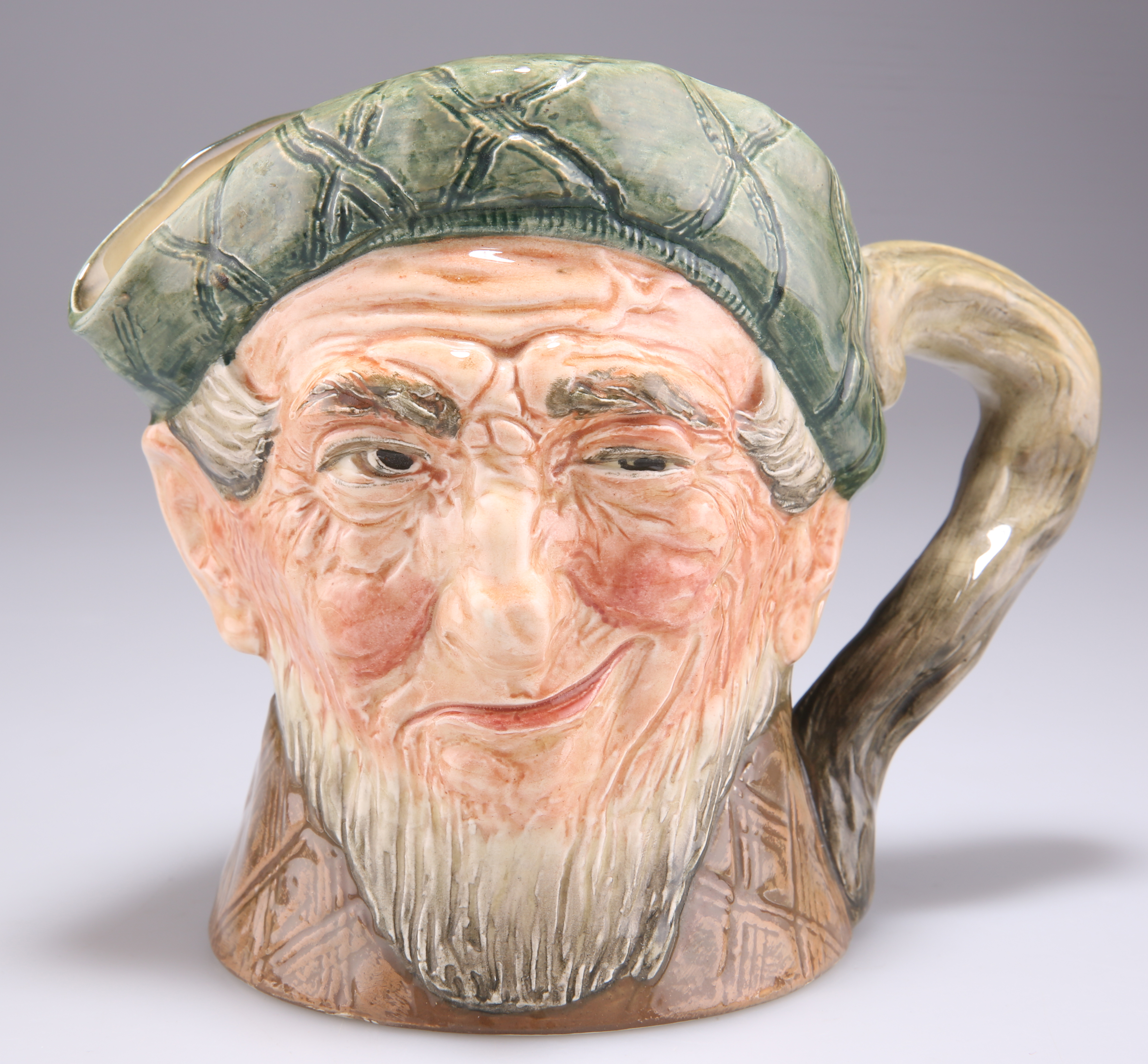 A RARE ROYAL DOULTON MUSICAL CHARACTER JUG, 'AULD MAC'