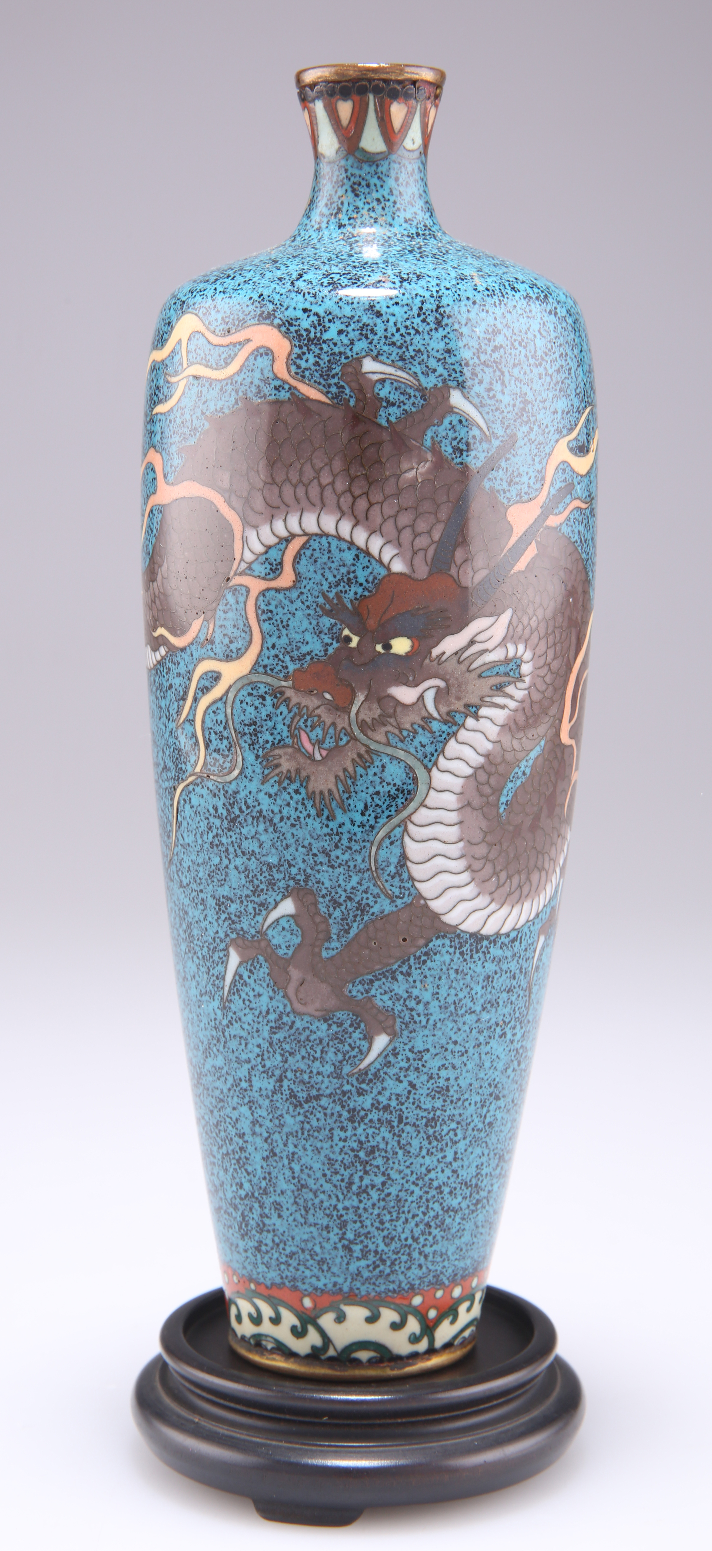 A 19TH CENTURY JAPANESE CLOISONNÉ VASE