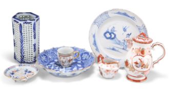 A GROUP OF ENGLISH AND ORIENTAL CERAMICS