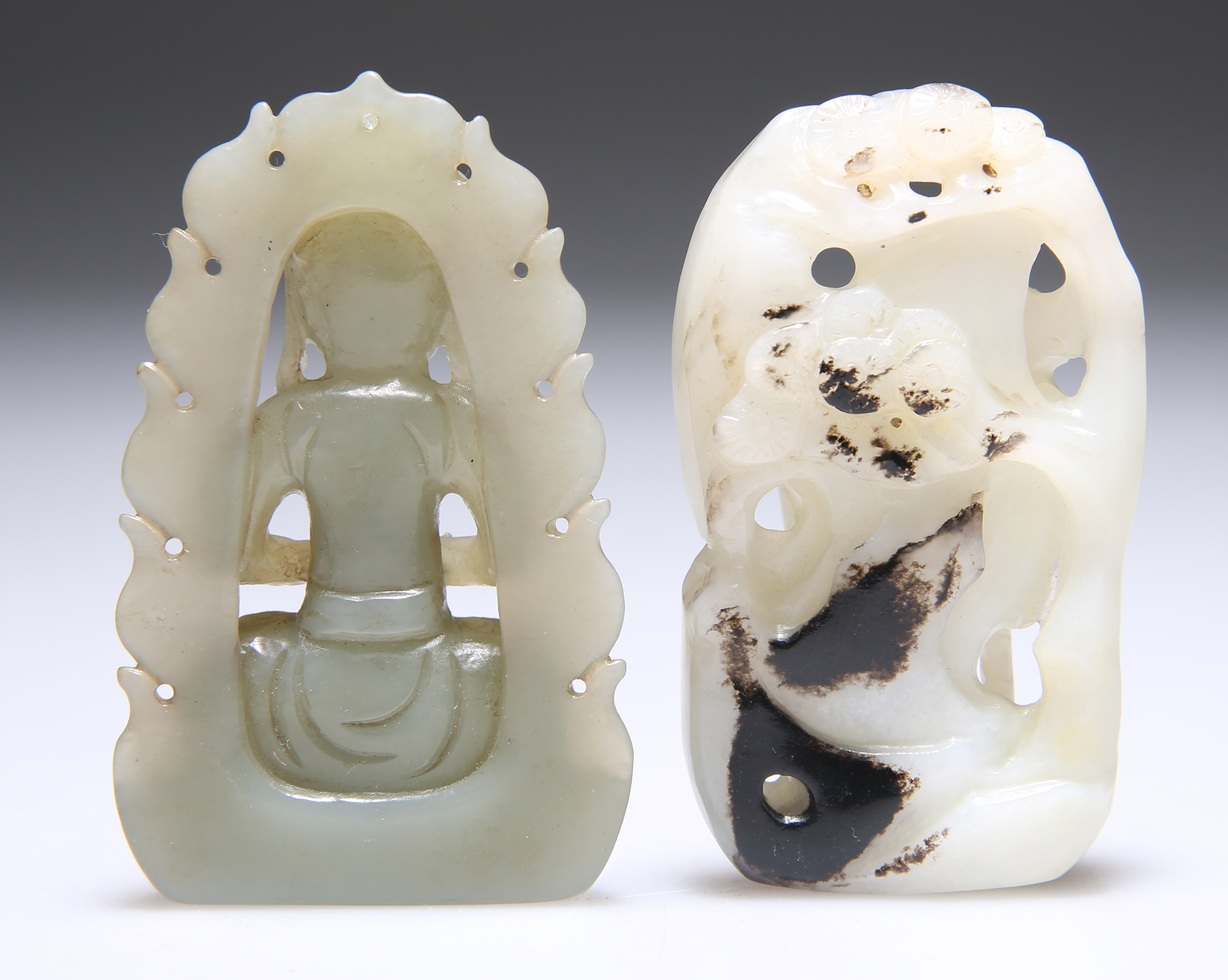 TWO JADE CARVINGS - Image 2 of 2