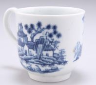 A WORCESTER COFFEE CUP, CIRCA 1765