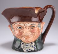 A RARE ROYAL DOULTON MUSICAL CHARACTER JUG, 'OLD CHARLEY'