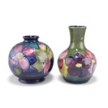 TWO MOORCROFT POTTERY VASES