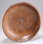 WILF HUTCHINSON, AN EARLY SQUIRRELMAN OAK FRUIT BOWL