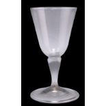 A SILESIAN STEM WINE GLASS, CIRCA 1760