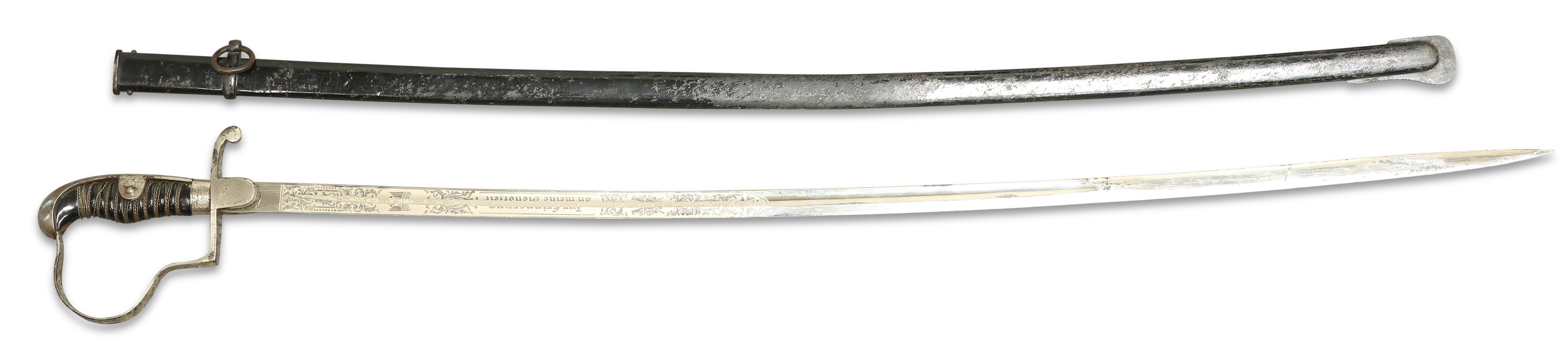 A GERMAN WWII ARMY NCO PATTERN SWORD