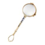 AN EARLY 20TH CENTURY LORGNETTE