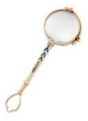 AN EARLY 20TH CENTURY LORGNETTE