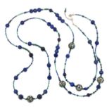 A GEMSTONE BEAD NECKLACE