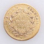 A NAPOLEON III 1856 GOLD 10 FRANCS