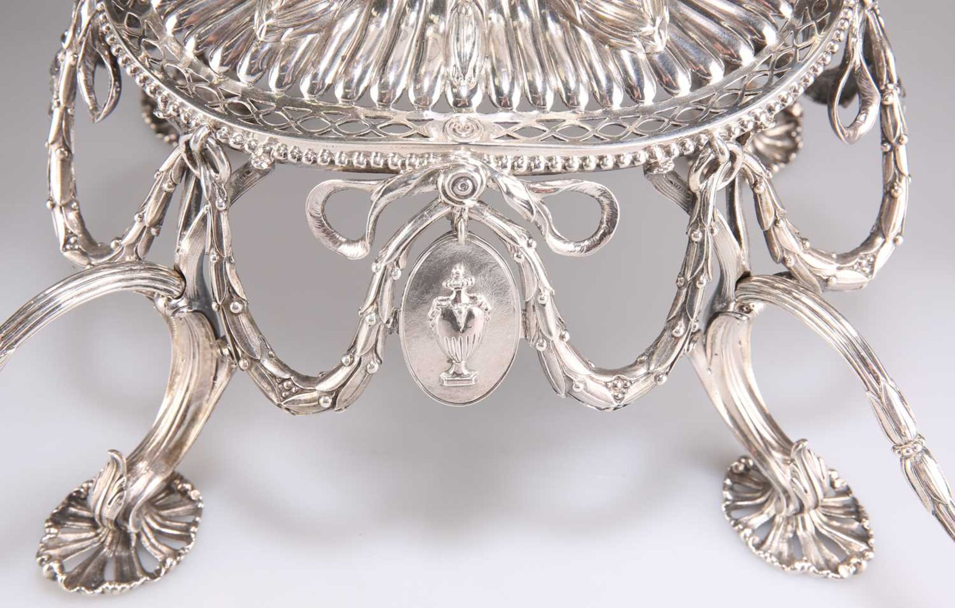 A GEORGE III SILVER EPERGNE - Image 4 of 5