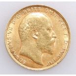 AN EDWARD VII 1907 FULL SOVEREIGN