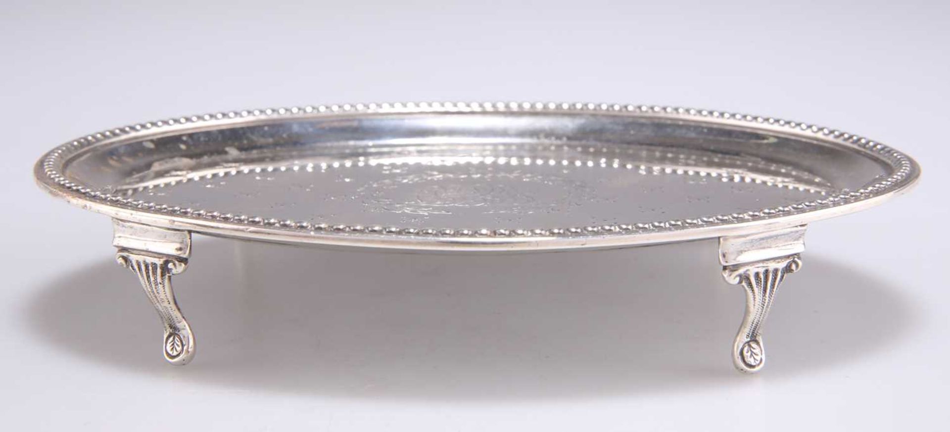 A 19TH CENTURY AMERICAN STERLING SILVER TEAPOT STAND - Image 2 of 2
