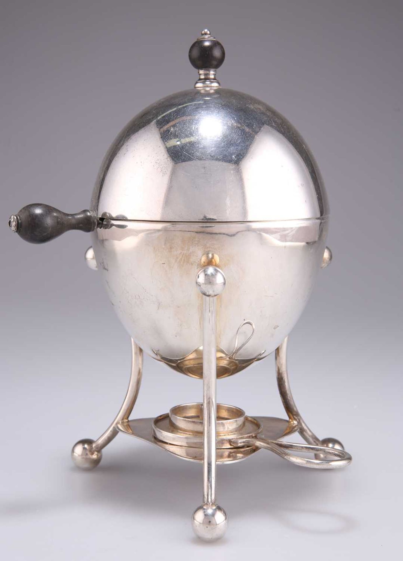 A LATE VICTORIAN SILVER-PLATED EGG CODDLER - Image 2 of 2