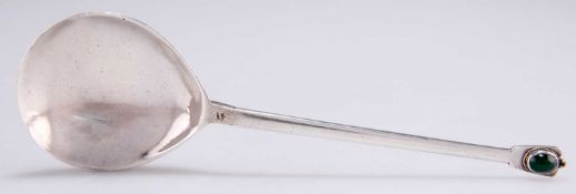 AN ARTS AND CRAFTS SILVER SPOON