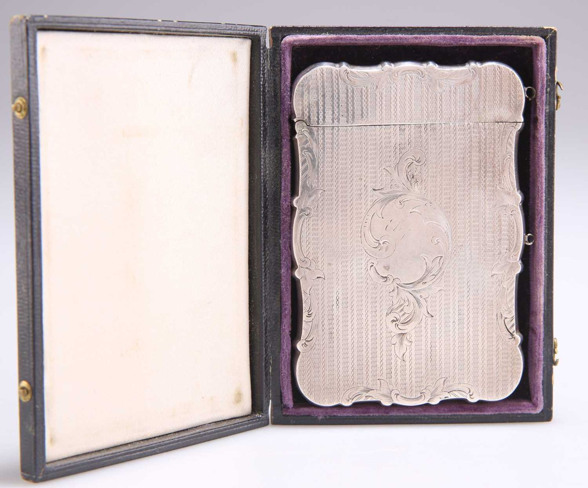 A 19TH CENTURY CARD CASE - Image 2 of 2