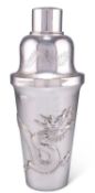 A CHINESE EXPORT COCKTAIL SHAKER