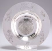 A GEORGE VI SILVER BABY'S BOWL