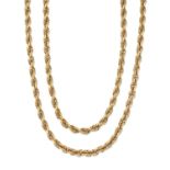 A FACETED PRINCE-OF-WALES CHAIN NECKLACE