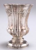 A CONTINENTAL SILVER VASE