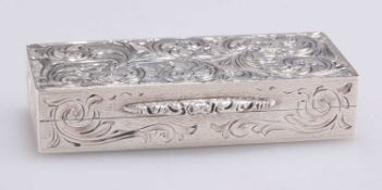 AN ELIZABETH II SILVER PILL BOX