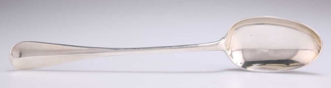 A VICTORIAN SILVER HANOVERIAN BASTING SPOON