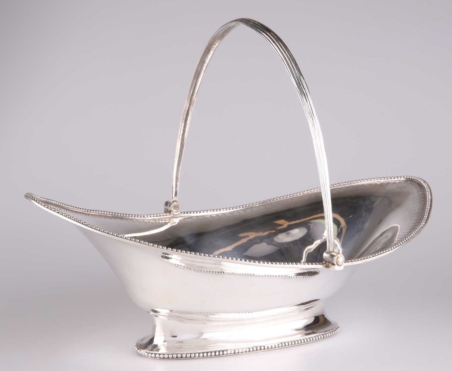 A GEORGE III SILVER CAKE BASKET - Image 2 of 3