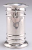 AN EDWARDIAN SILVER NOVELTY MONEY BOX