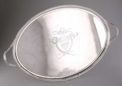 A GEORGE III SILVER TRAY