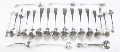 A COLLECTION OF SILVER SPOONS, GEORGIAN AND LATER