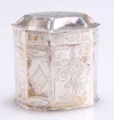 A 19TH CENTURY DUTCH SILVER SMALL BOX