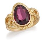 A GARNET RING