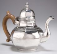 A VICTORIAN BRITANNIA STANDARD SILVER TEAPOT