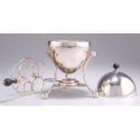 A LATE VICTORIAN SILVER-PLATED EGG CODDLER