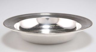 A GEORGE V SILVER 'ARMADA' DISH