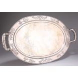 A CHINESE SILVER TRAY