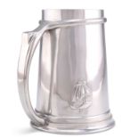 A LIBERTY & CO TUDRIC PEWTER MUG, DESIGNED BY ARCHIBALD KNOX