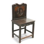 A CHINESE HARDWOOD CHAIR, CIRCA 1900