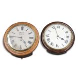 TWO 19TH CENTURY WALL CLOCKS